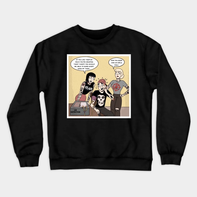 Liar Crewneck Sweatshirt by HEcreative